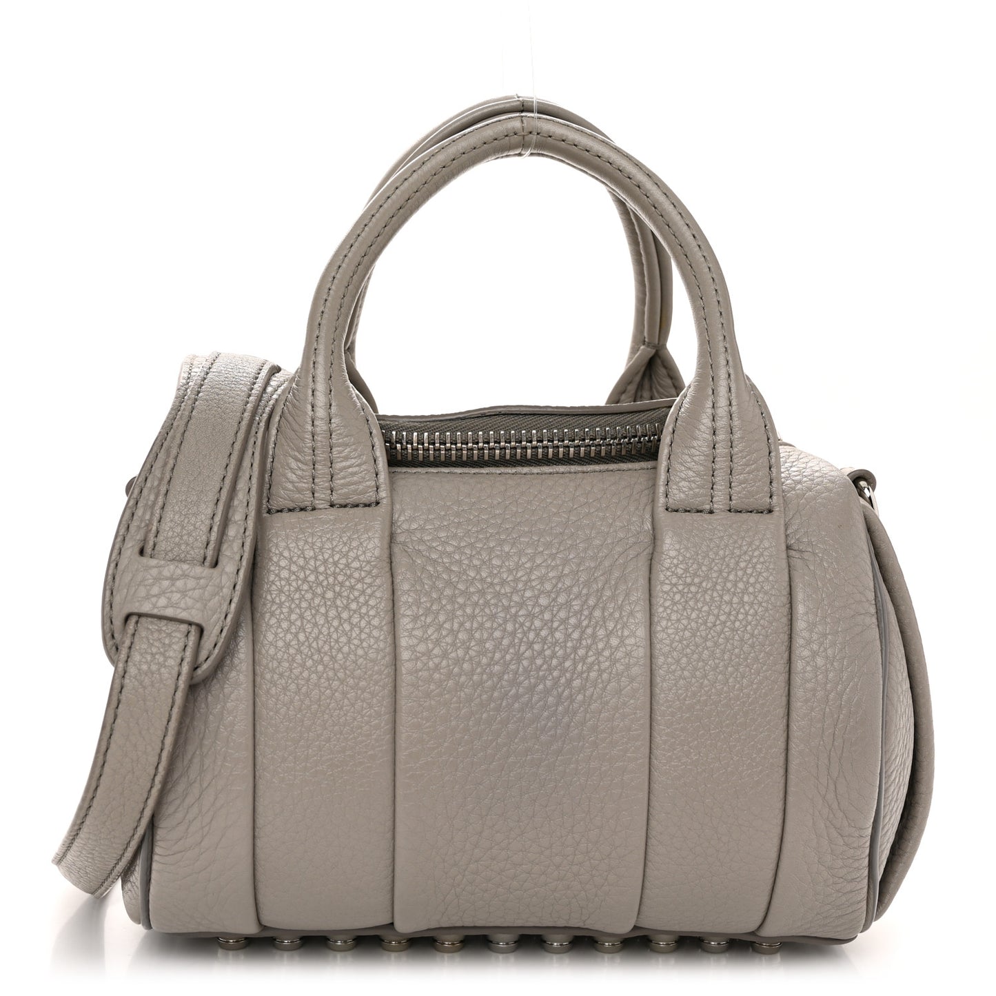Pebbled Lambskin Mini Rockie Mink Silver Hardware