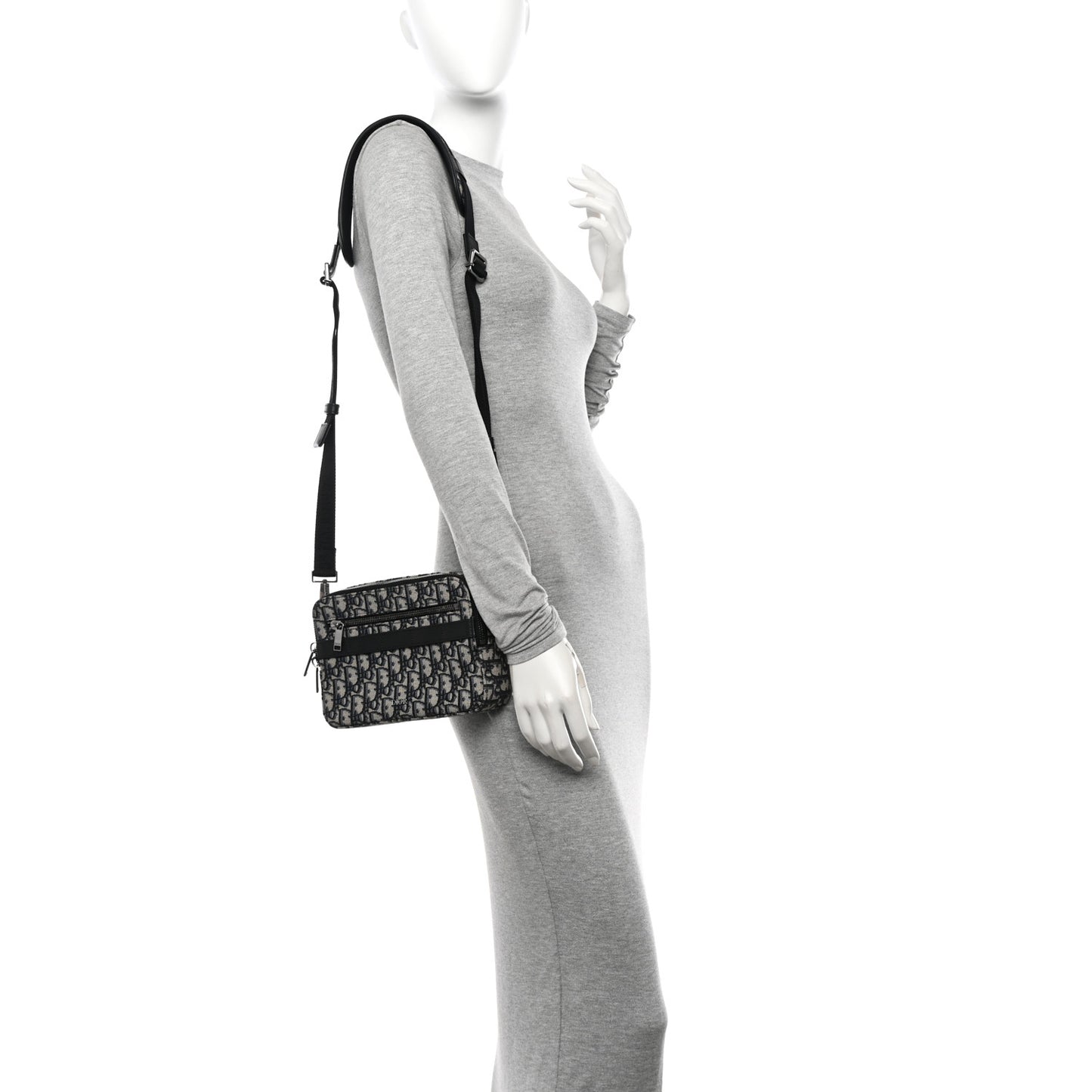 HOMME Oblique Safari Messenger Blue