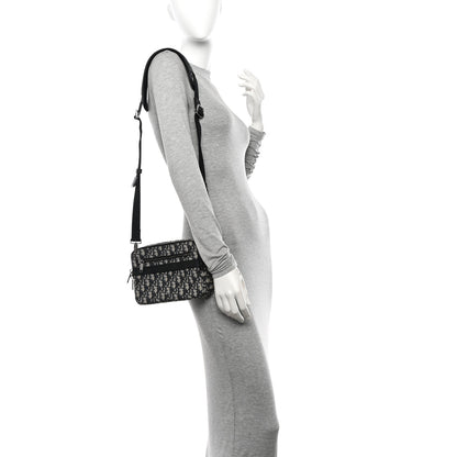 Christian Dior HOMME Oblique Safari Messenger Blue 2 of 10