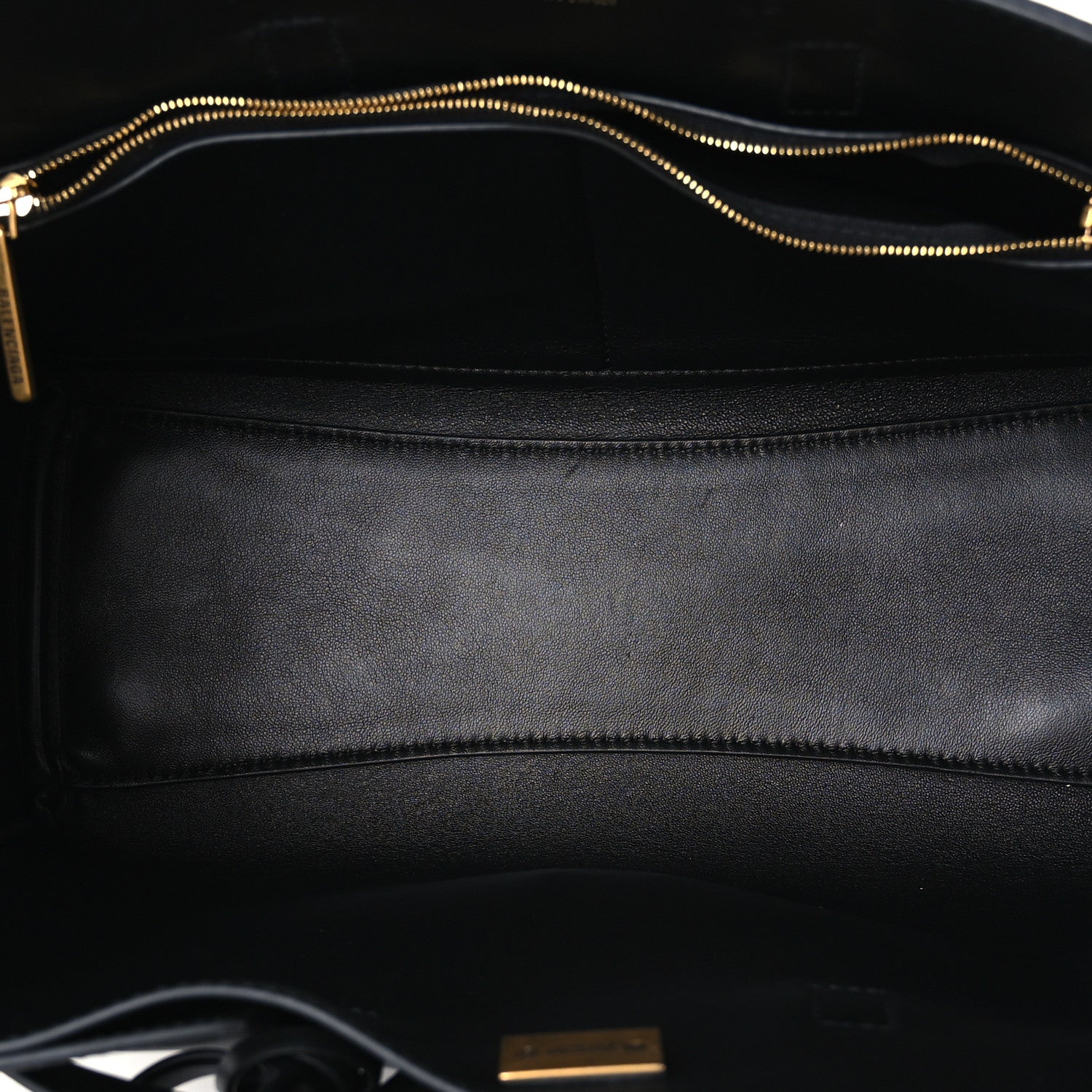 Balenciaga Smooth Calfskin Small Bel Air Carry All Bag Black 5 of 11