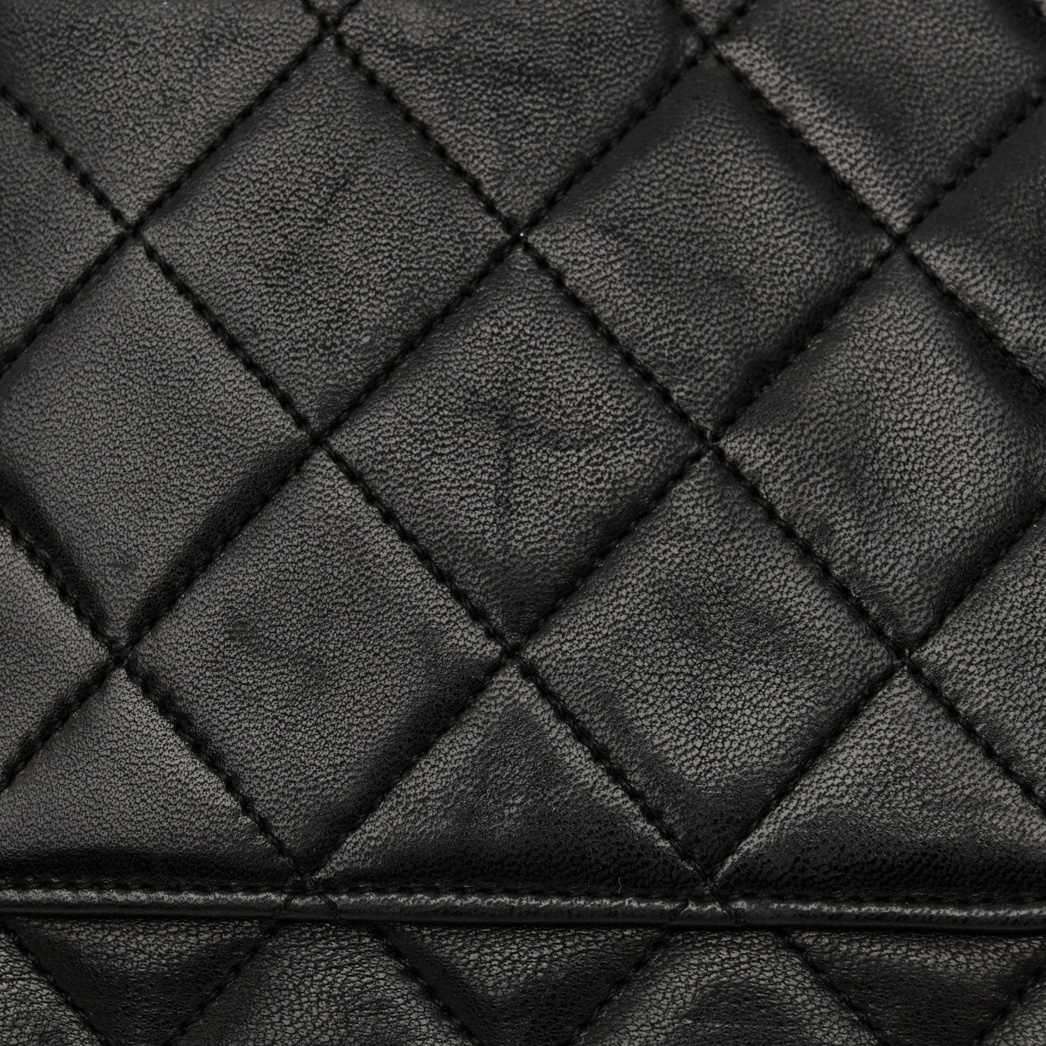 Chanel Lambskin Quilted XL CC Small Single Flap Black 16 of 16