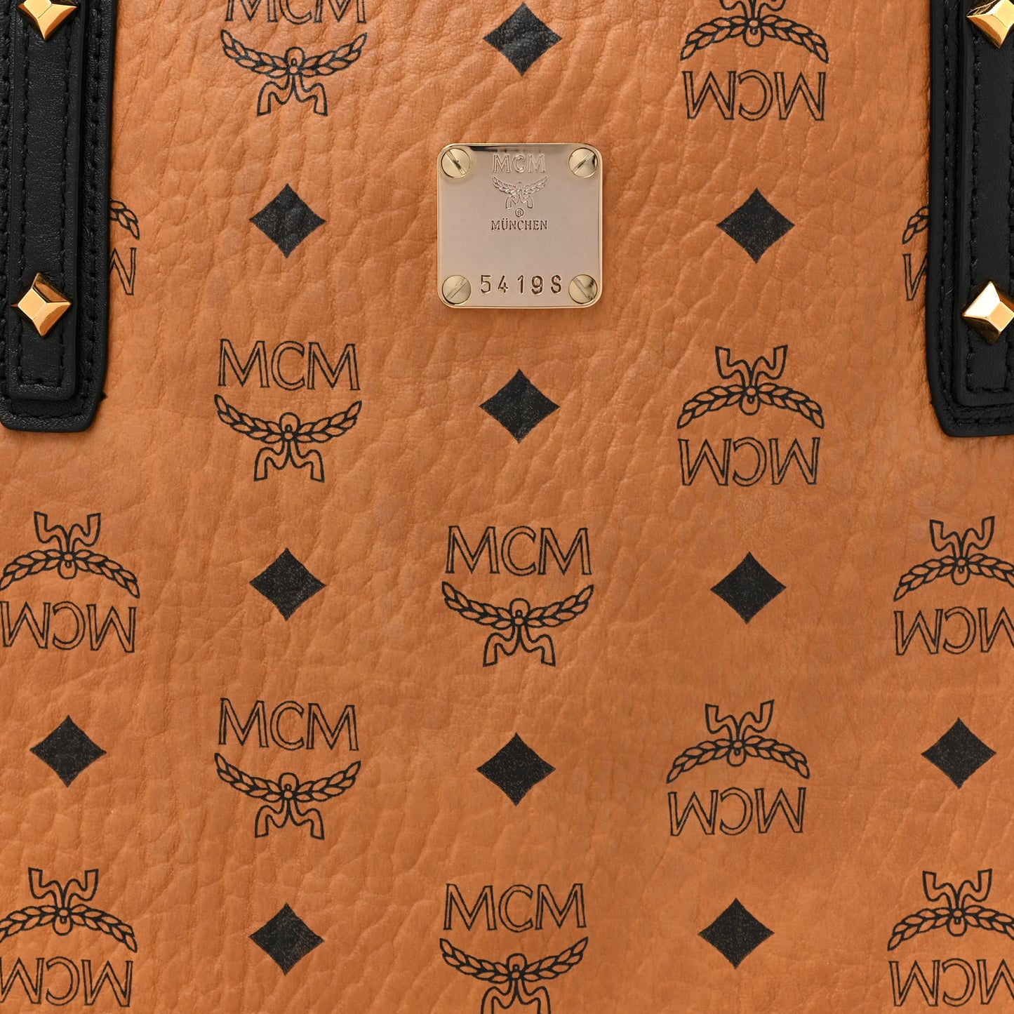 Visetos Medium Project Reversible Shopper Tote Cognac