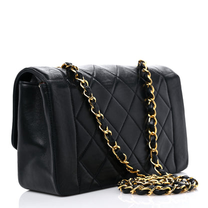 Chanel Lambskin Quilted Small Single Flap Black 2 of 15