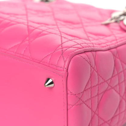 Christian Dior Lambskin Cannage Medium Lady Dior Pink 5 of 15