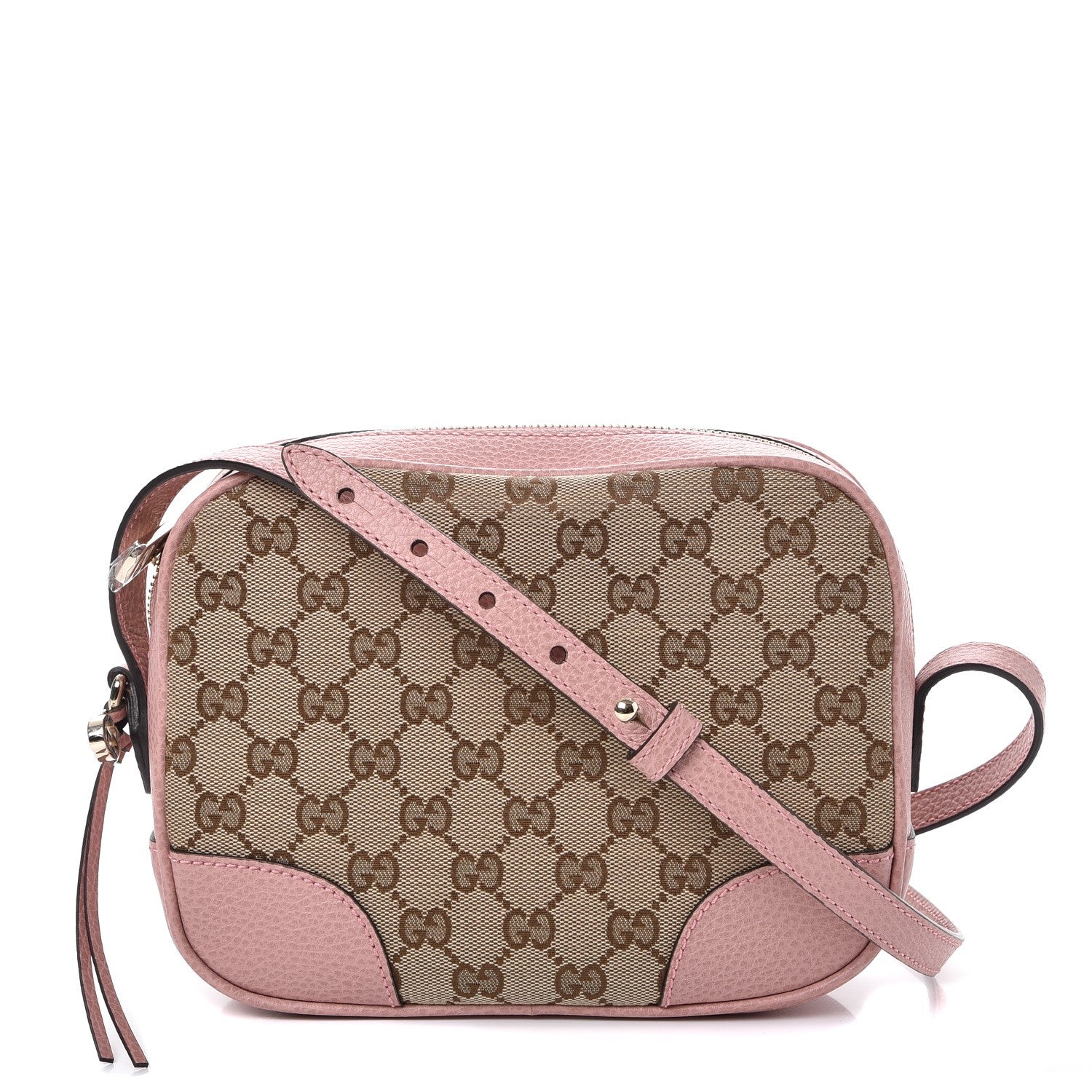 Gucci Monogram Mini Bree Messenger Bag Beige Soft Pink 1 of 7