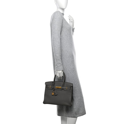 Hermes Togo Birkin 30 Etain 2 of 12