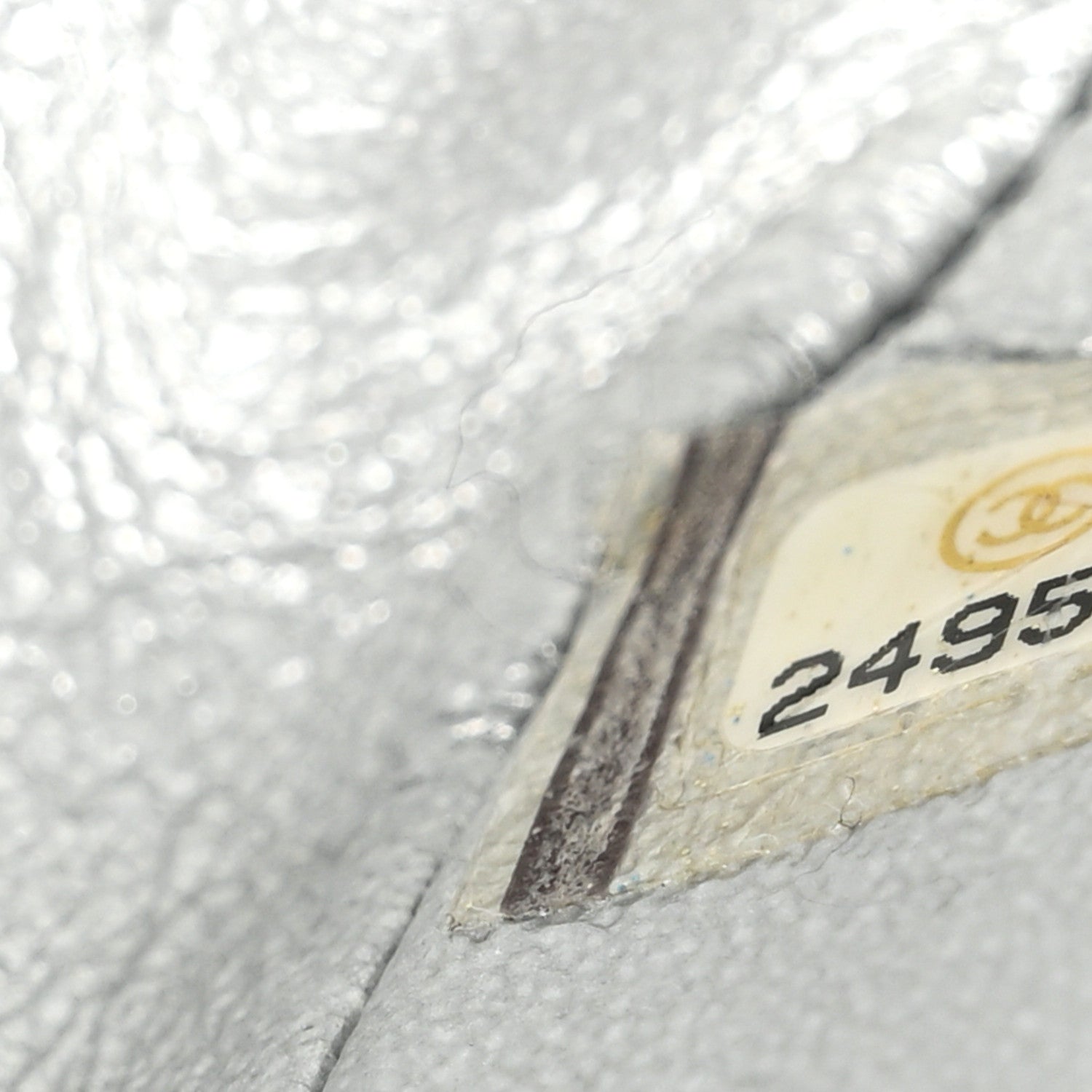 Chanel Metallic Caviar Quilted 2.55 Reissue 226 Flap Silver Black 7 of 10