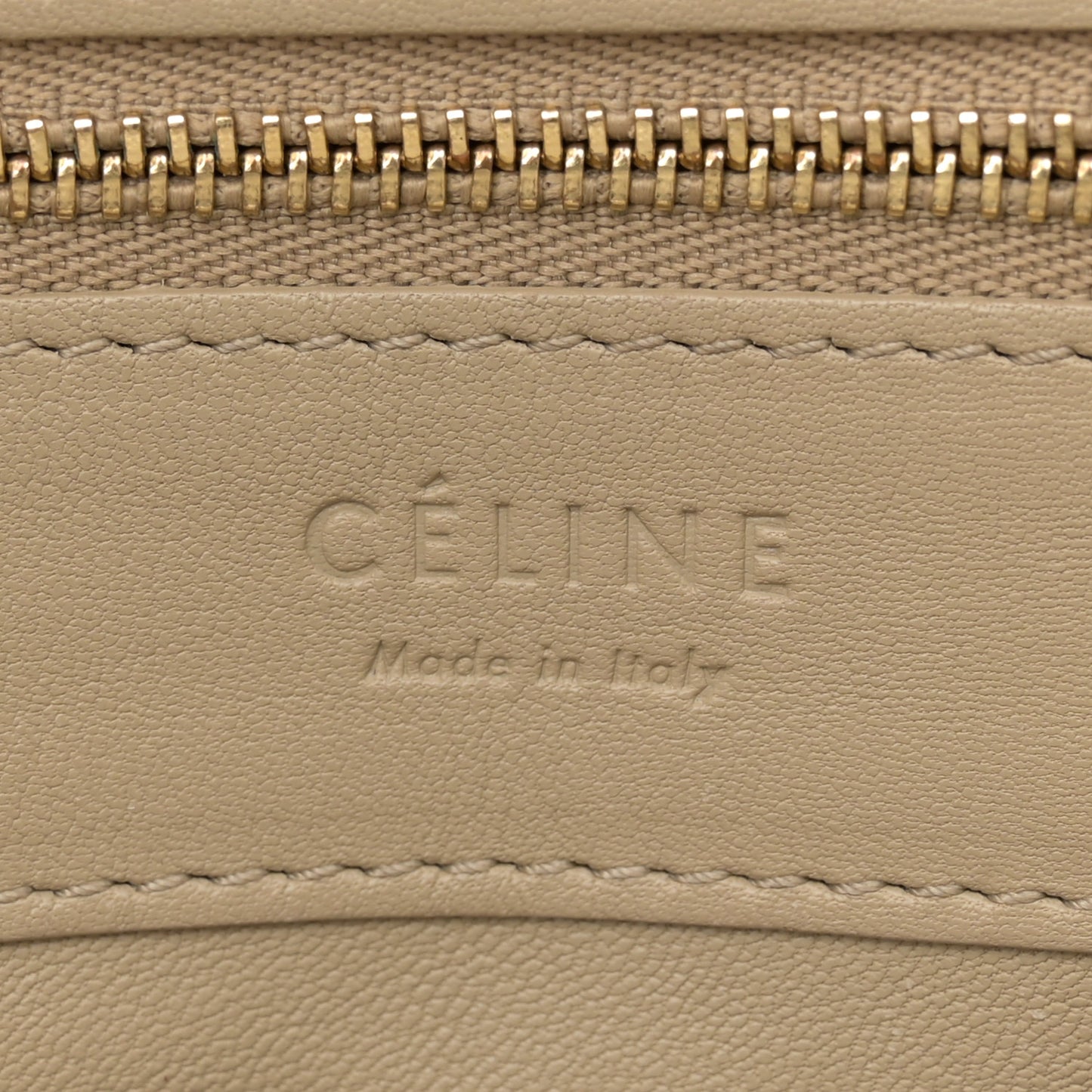 Lambskin Horizontal Cabas Beige