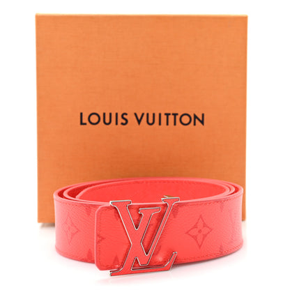 Louis Vuitton Monogram Taigarama 40mm Reversible LV Initiales Belt 95 38 Fire Red 6 of 6