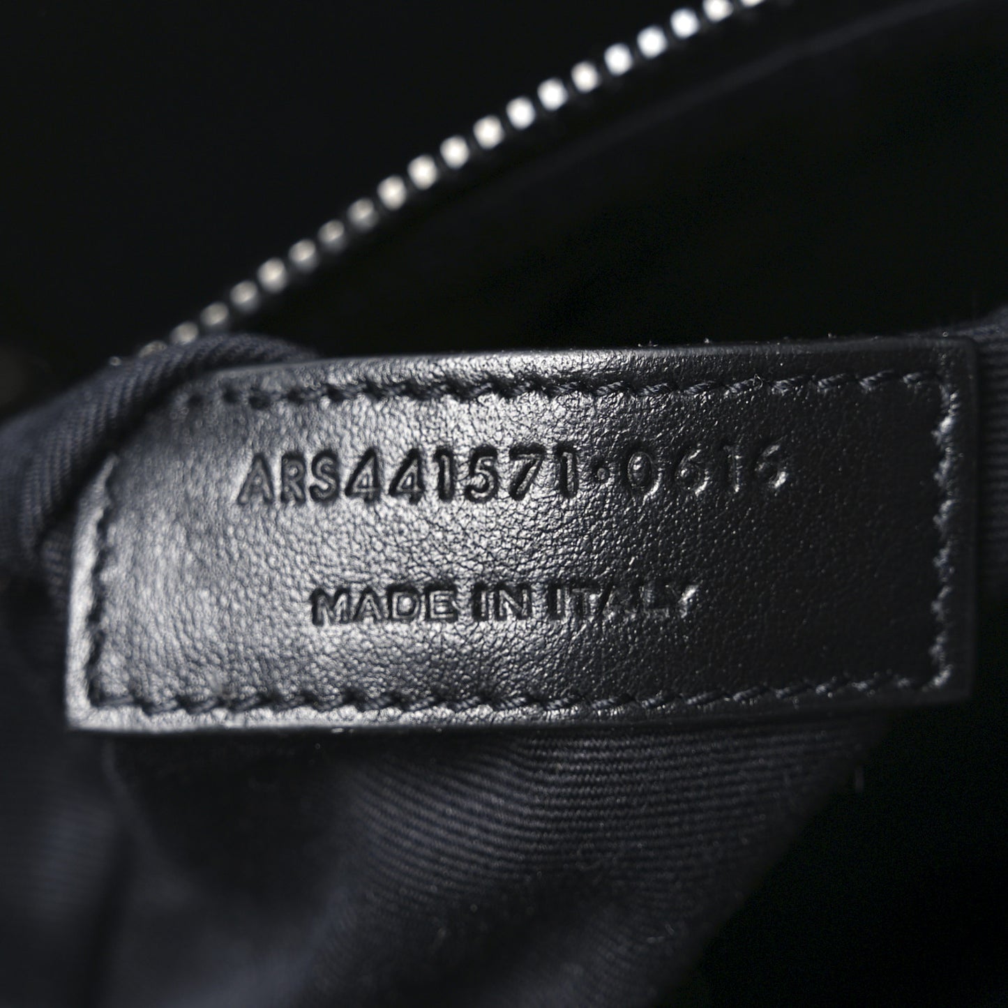 Grained Calfskin Large Sac De Jour Carryall Black
