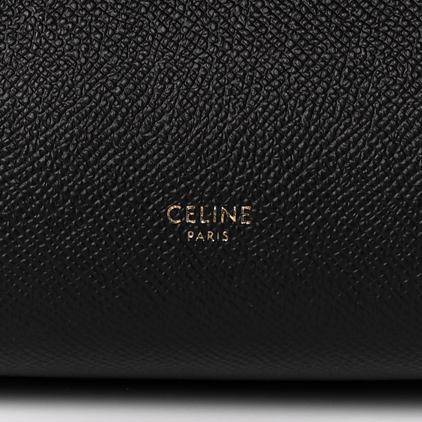 Grained Calfskin Mini Belt Bag Black