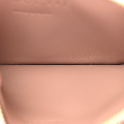 Loewe Calfskin Puzzle Colorblock Coin Card Holder Dark Blush Dark Rust 5 of 7