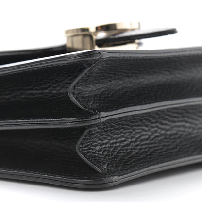 Gucci Dollar Calfskin Small Interlocking G Shoulder Bag Black 9 of 10