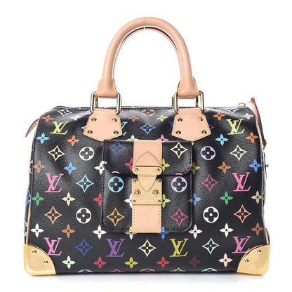 Louis Vuitton Monogram Multicolor Speedy 30 Black 1 of 9