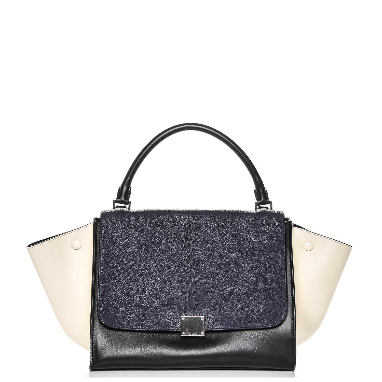 Celine Velluto Calfskin Medium Tri-Color Trapeze 1 of 6