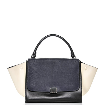 Celine Velluto Calfskin Medium Tri-Color Trapeze 1 of 6