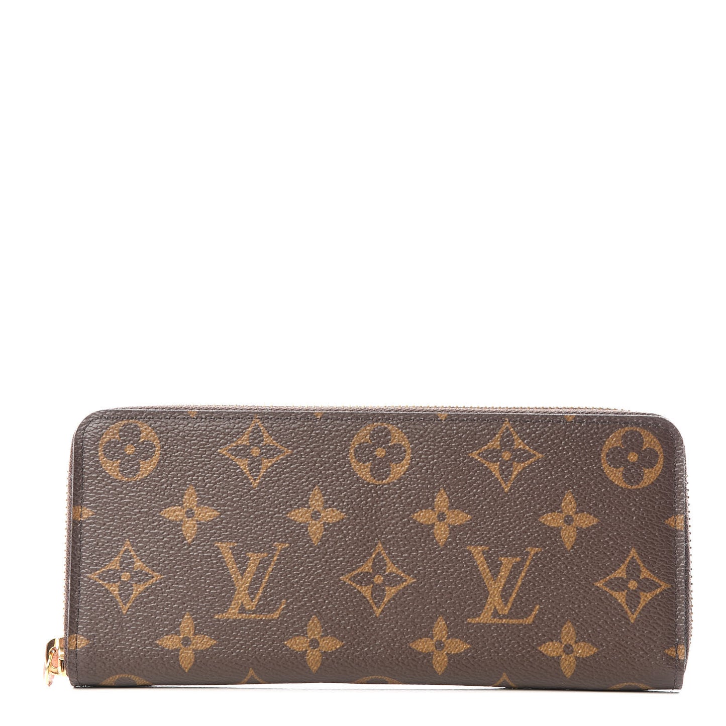 Monogram Clemence Wallet Rose Ballerine