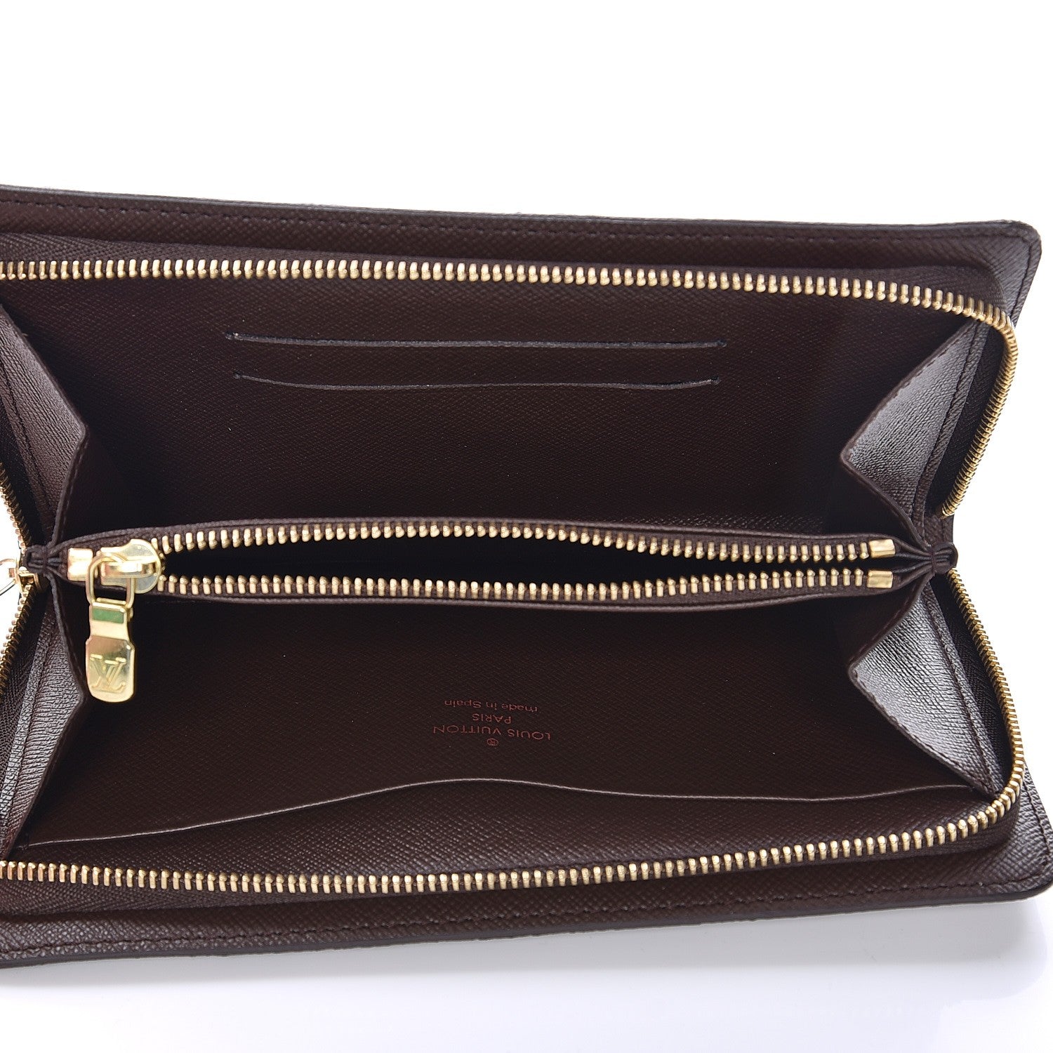 Louis Vuitton Damier Ebene Porte-Monnaie Zippy Wallet 5 of 8