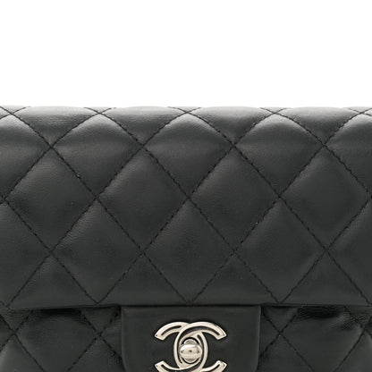 Chanel Calfskin Quilted CC Uniform Flap Belt Bag Black 8 of 12