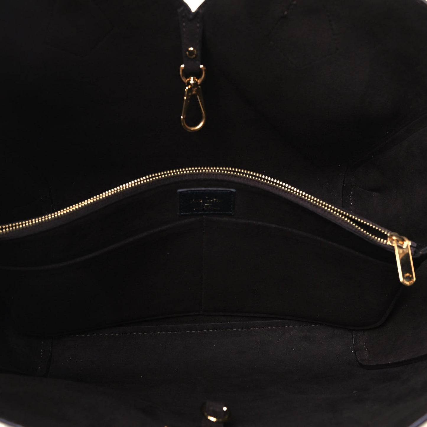 Calfskin Monogram Kimono Tote Black