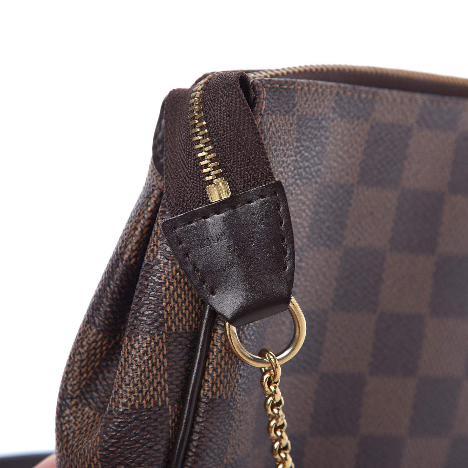 Louis Vuitton Damier Ebene Eva Clutch 8 of 11