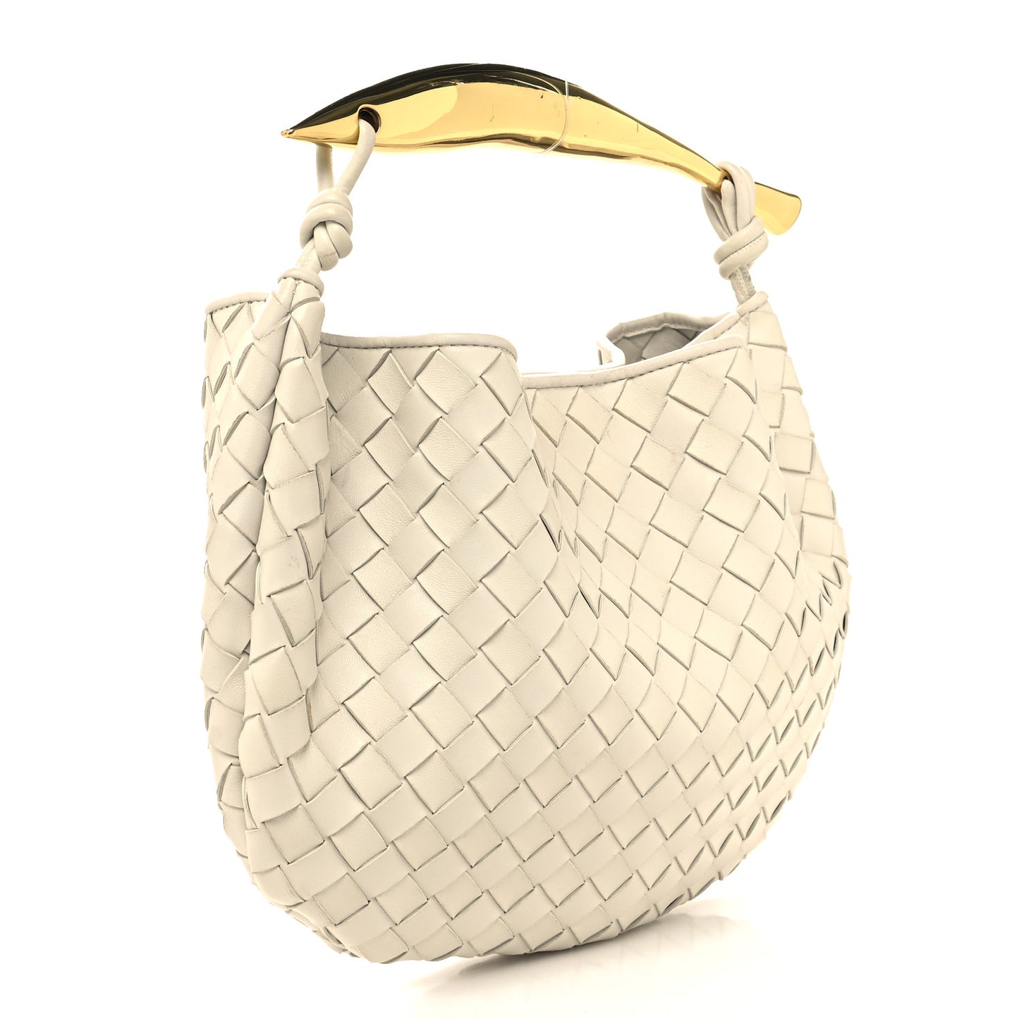 Nappa Intrecciato Sardine Bag Chalk