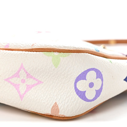 Louis Vuitton Monogram Multicolor Pochette Accessories White 10 of 12