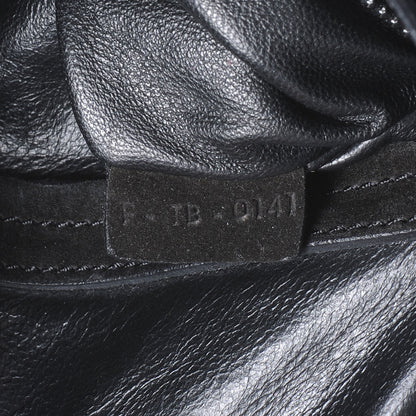 Celine Suede Patent Leather Large Phantom Luggage Black 8 of 8