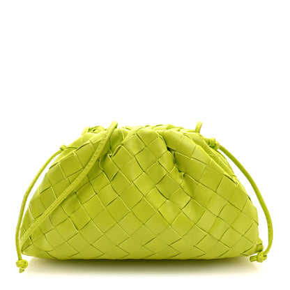 Bottega Veneta Nappa Intrecciato The Mini Pouch Kiwi 1 of 9