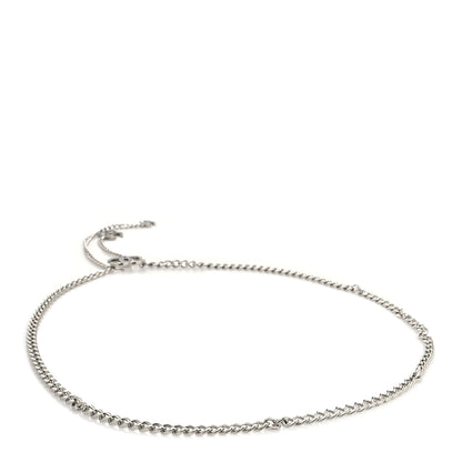 Chanel Enamel CC Chain Logo Belt Silver Black 2 of 3