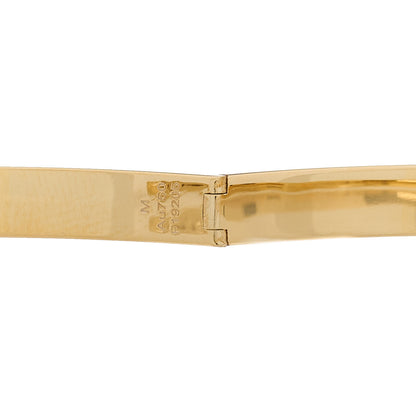 Messika 18K Yellow Gold Diamond SM Move Noa Pave Bangle Bracelet M 3 of 4