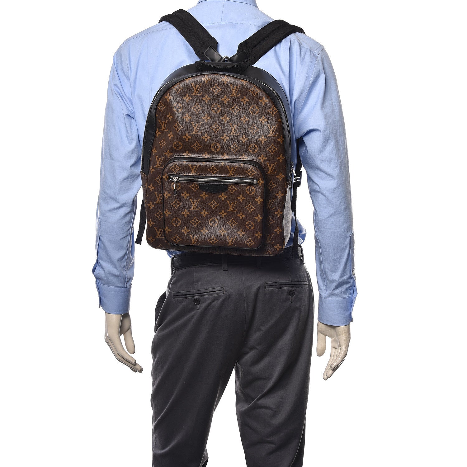 Louis Vuitton Monogram Macassar Josh Backpack 2 of 10