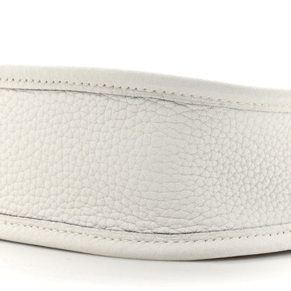 Hermes Taurillon Clemence Amazone Evelyne TPM New White 9 of 11