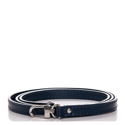 Louis Vuitton Calfskin 16mm Adjustable Shoulder Strap Indigo 1 of 3
