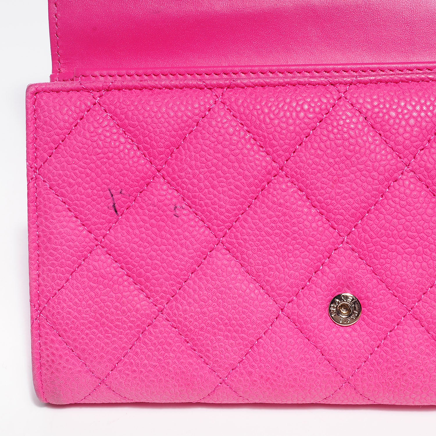 Chanel Iridescent Caviar Quilted Large Flap Wallet Pink 3 of 11