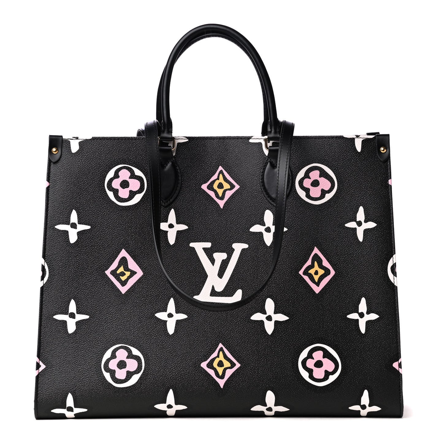 Monogram Giant Wild At Heart Onthego GM Black