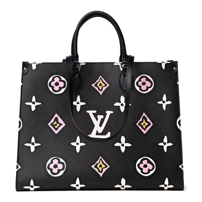 Louis Vuitton Monogram Giant Wild At Heart Onthego GM Black 1 of 4