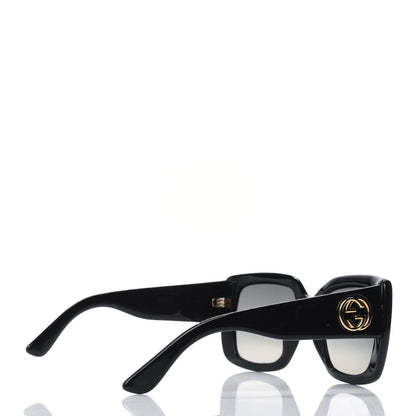 Gucci Acetate Square Frame Sunglasses GG0141S Black 4 of 4