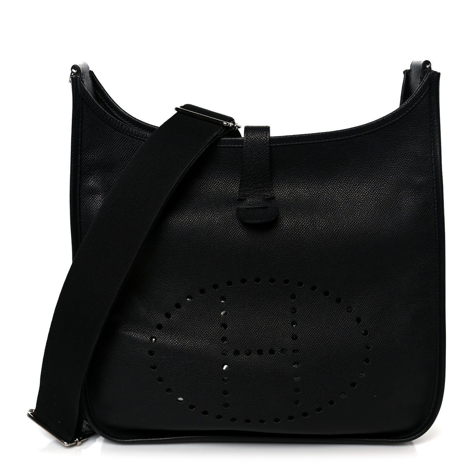 Hermes Taurillon Clemence Evelyne III GM Black 1 of 11