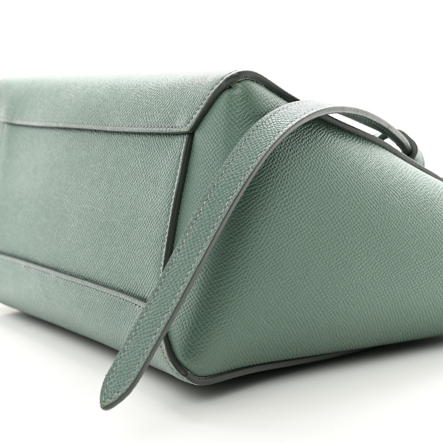 Grained Calfskin Micro Belt Bag Celadon