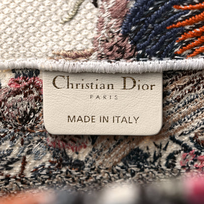 Christian Dior Canvas Jardin Botanique Embroidered Small Book Tote Multicolor 6 of 8
