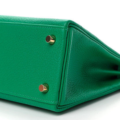 Hermes Togo Kelly Retourne 25 Menthe 35 of 36