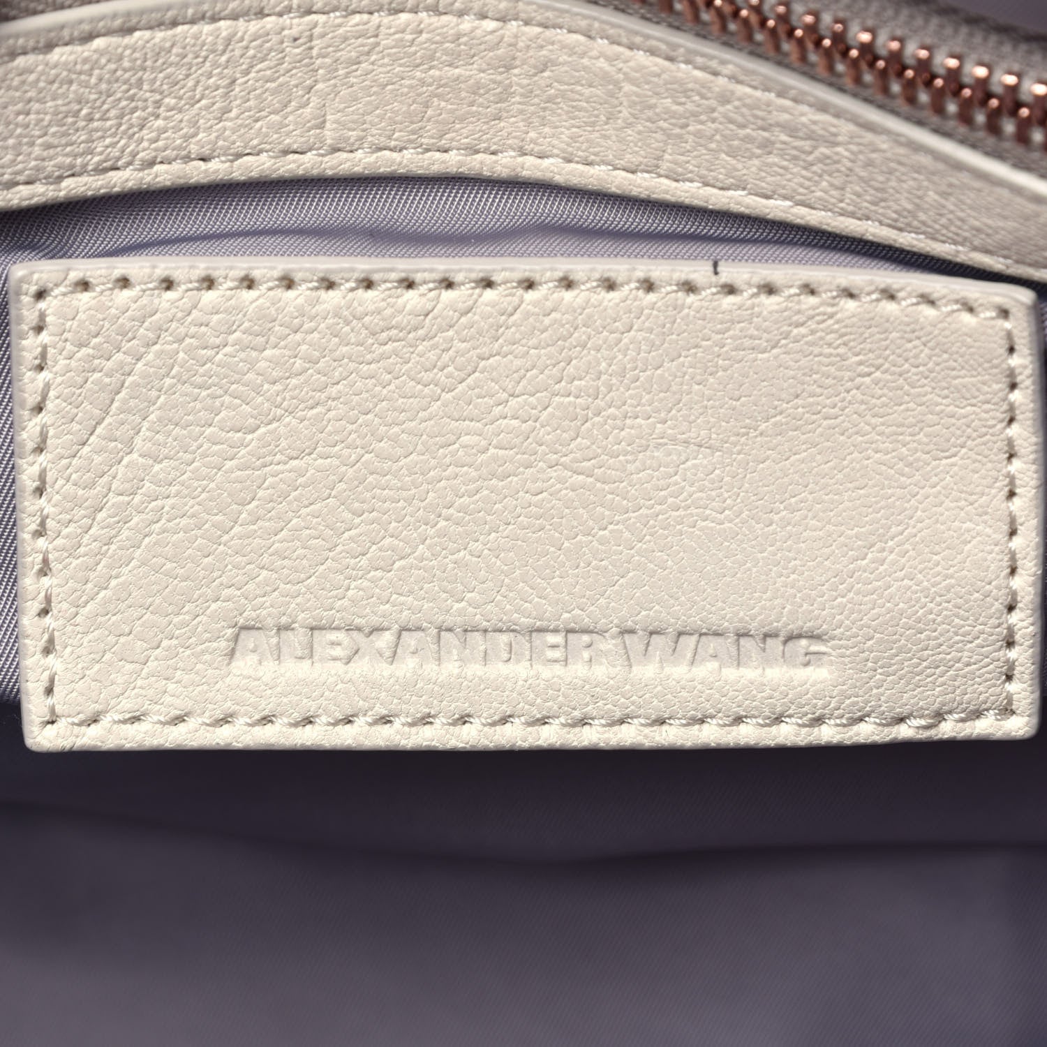 Alexander Wang Pebbled Lambskin Rockie Dune Rose Gold Hardware 7 of 9