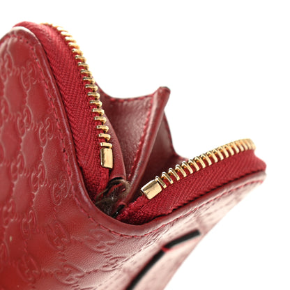 Gucci Microguccissima Zip Around Card Case Red 10 of 11