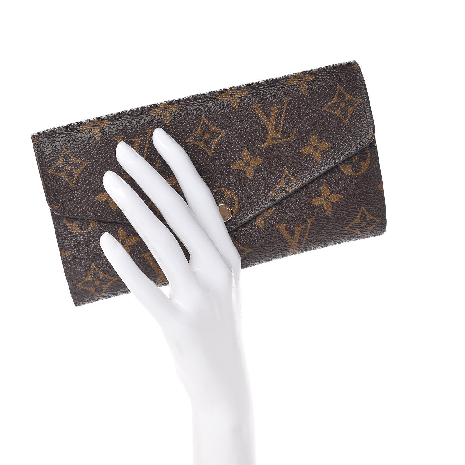 Louis Vuitton Monogram Sarah Wallet NM Fuchsia 2 of 13