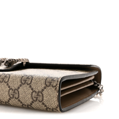 Gucci GG Supreme Monogram Mini Dionysus Chain Wallet Beige Taupe Beige Taupe 10 of 10