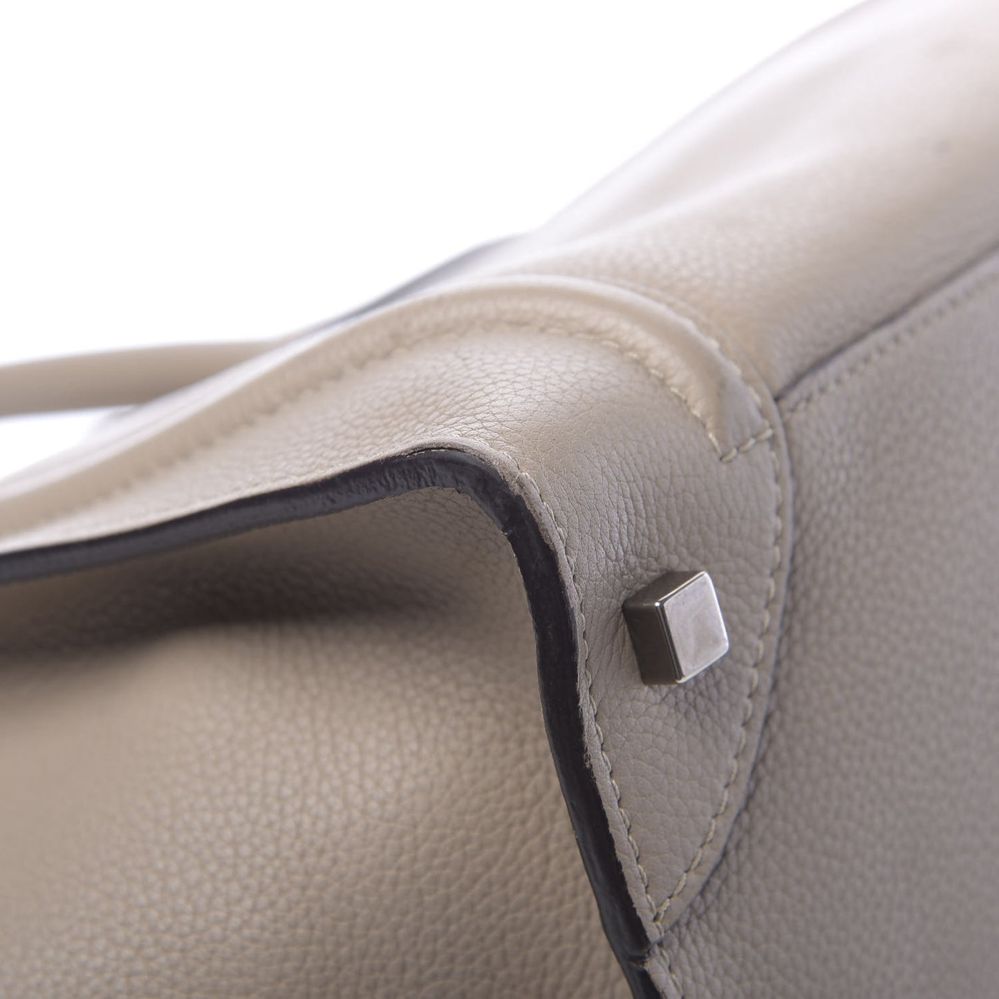 Drummed Calfskin Mini Luggage Dune