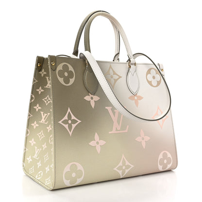 Louis Vuitton Monogram Giant Spring In The City OnTheGo MM Sunset Kaki 3 of 8