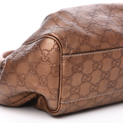 Gucci Metallic Guccissima Medium Sukey Tote Bronze 10 of 13