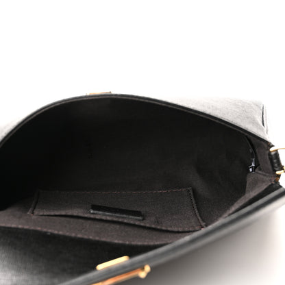 Fendi Vitello Elite Flap Crossbody Bag Black 5 of 14